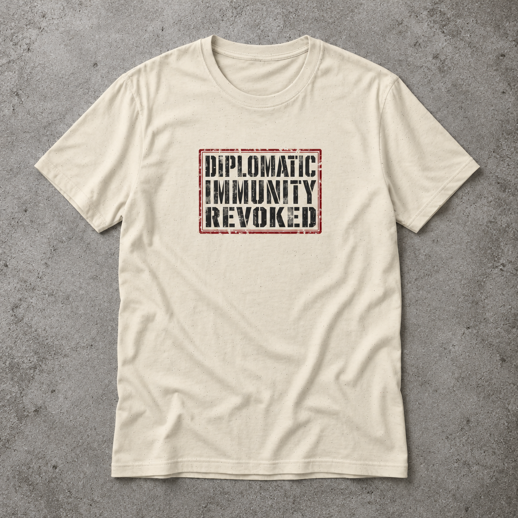 Diplomatic Immunity Revoked - T-Shirt